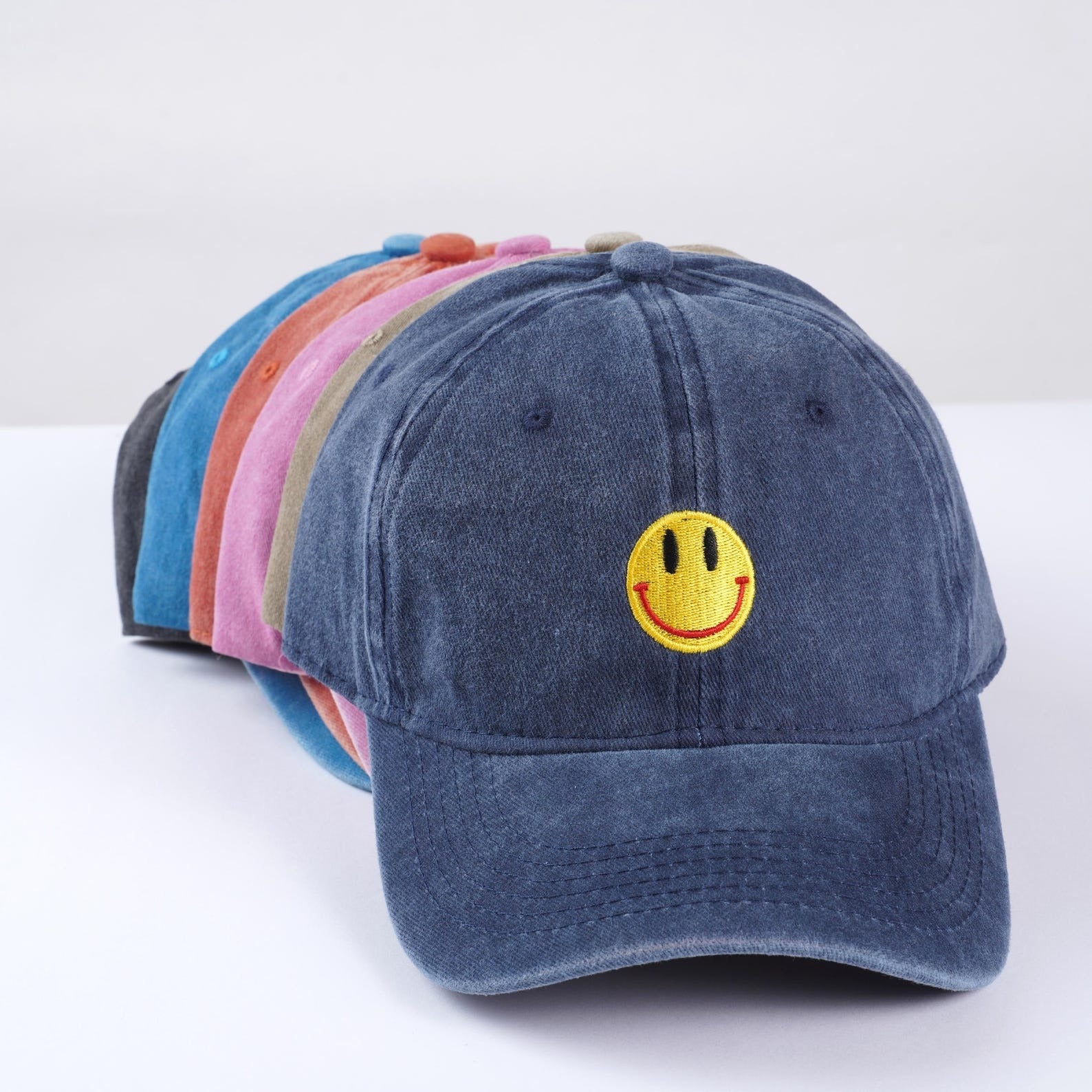 Custom Embroidered Logo/Text -  Personalized Vintage Washed Baseball Cap