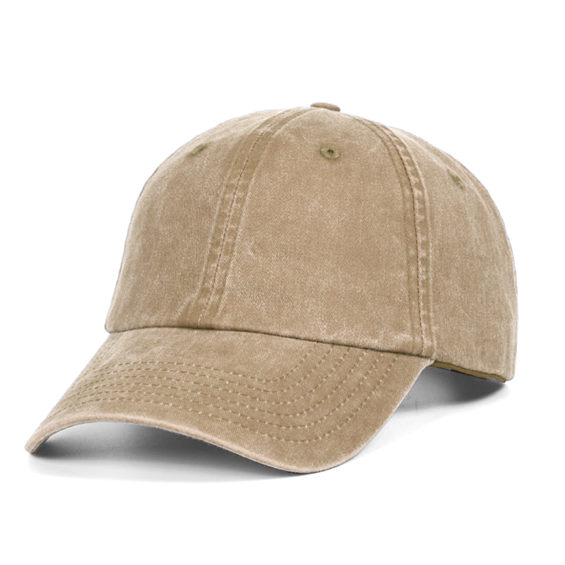 Custom Embroidered Logo/Text -  Personalized Vintage Washed Baseball Cap
