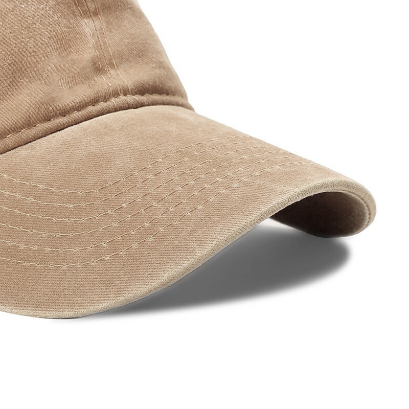 Custom Embroidered Logo/Text -  Personalized Vintage Washed Baseball Cap