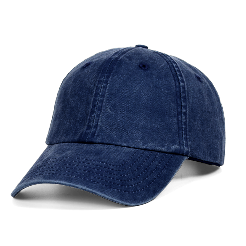 Custom Embroidered Logo/Text -  Personalized Vintage Washed Baseball Cap